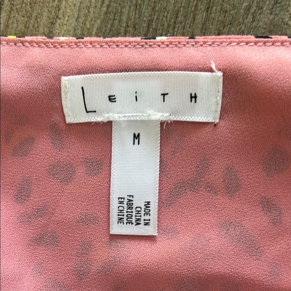 Pink Leopard Print Wrap Dress - Picture 2 of 2